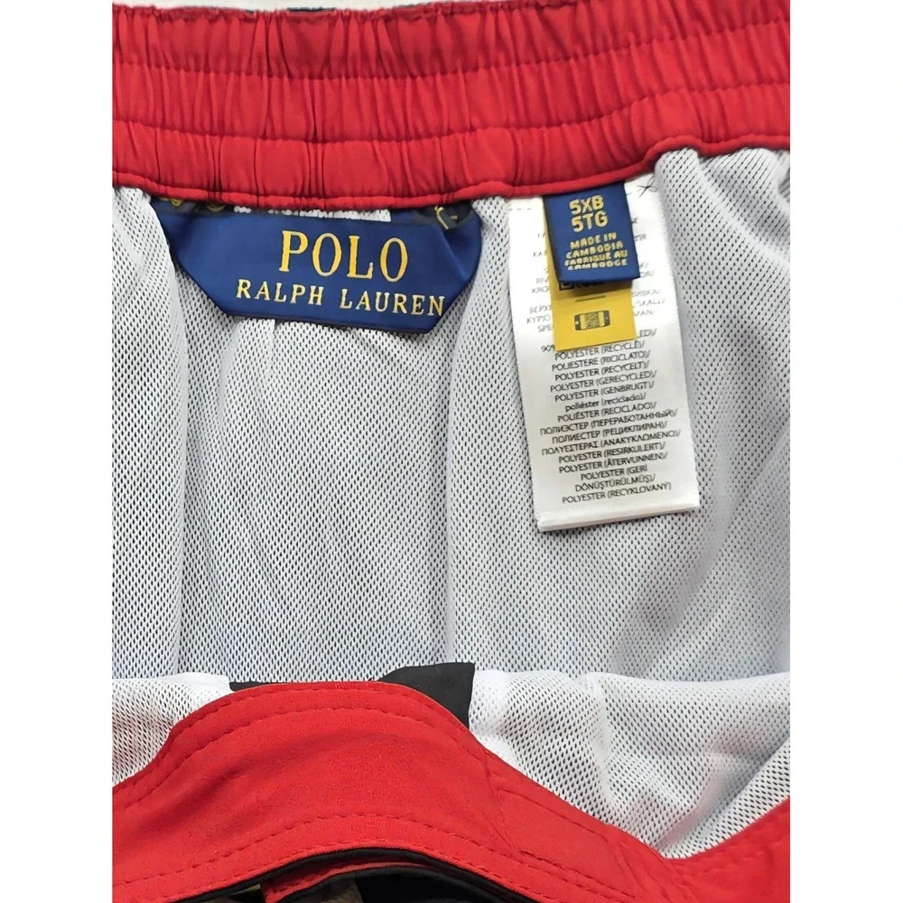 Polo Ralph Lauren 711858958003 Men's Black Swim Shorts. NWT. Size 5XB